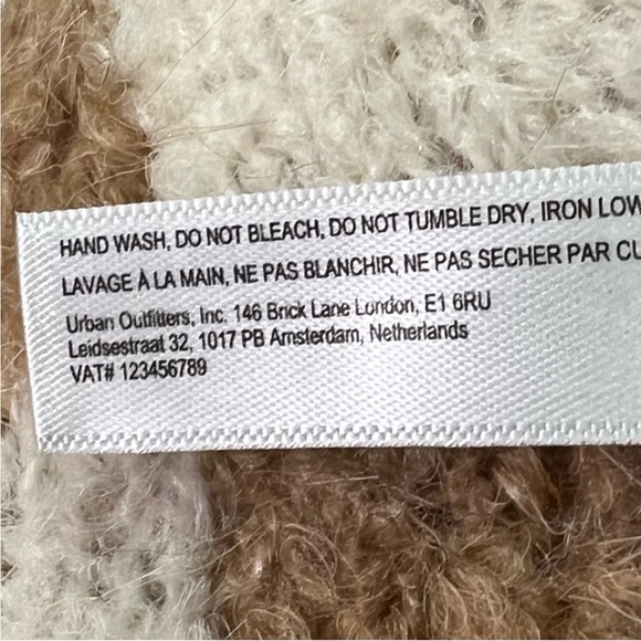 FP Movement by Free People Checkered Tote Bag - Cream and Brown - Picture 5 of 11